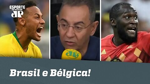 Flavio Prado EXALTA Brasil e Bélgica antes de JOGAÇO!