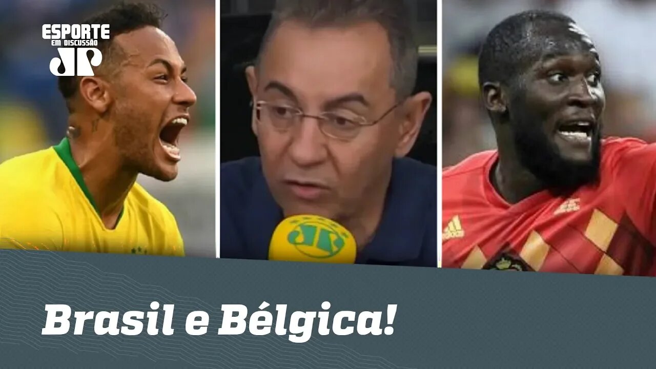 Flavio Prado EXALTA Brasil e Bélgica antes de JOGAÇO!