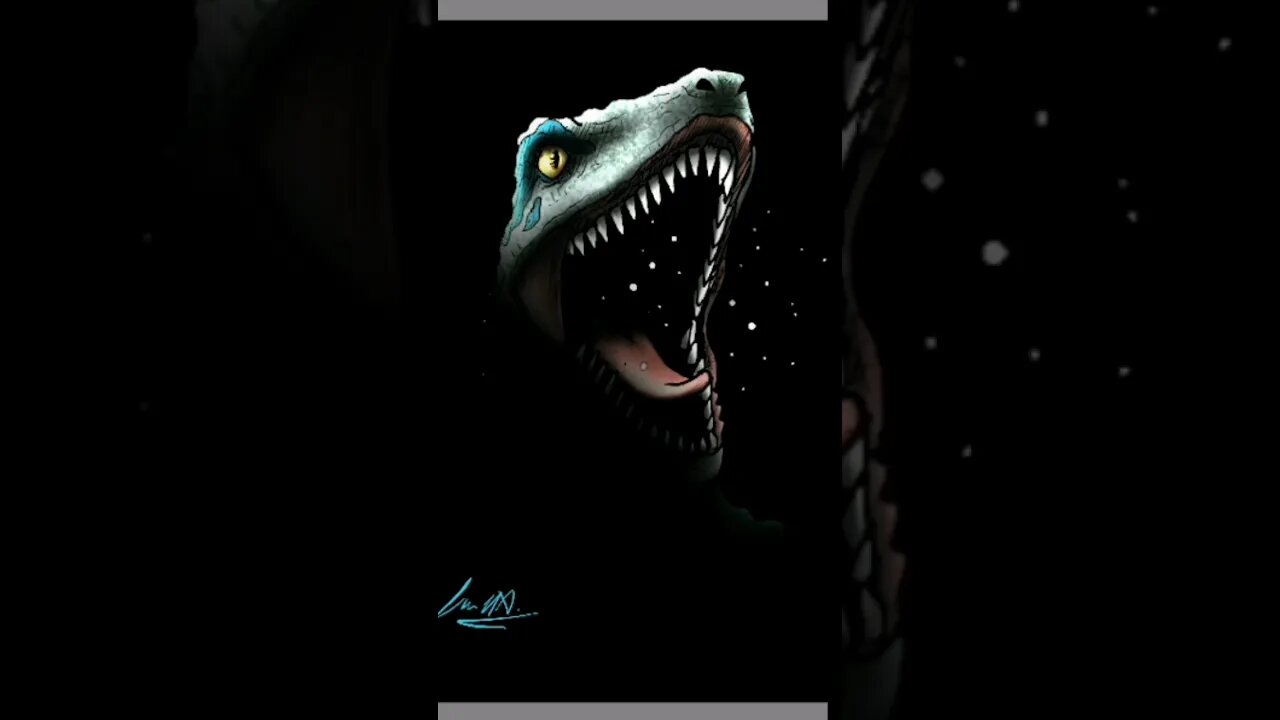 Desenhando um DINO de JURASSIC WORLD #drawing #dino #jurassicworld #movie #game #gamer #games