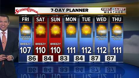 13 First Alert Las Vegas weather August 3 morning