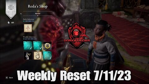 Assassin's Creed Valhalla- Weekly Reset 7/11/23