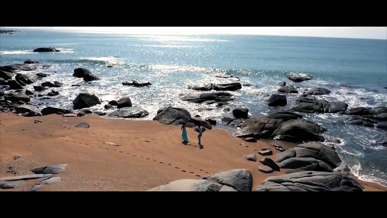 Couple romantic sea and beach time