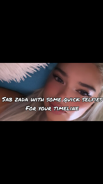 Sab Zada with some quick selfies for your timeline