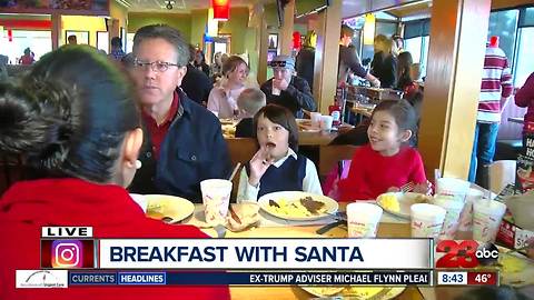 Breakfast with Santa sold-out; proceeds going toward the League of Dreams