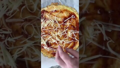 Zero Carb Crust Meat Lovers Pizza Recipe #keto #lowcarb #pizza