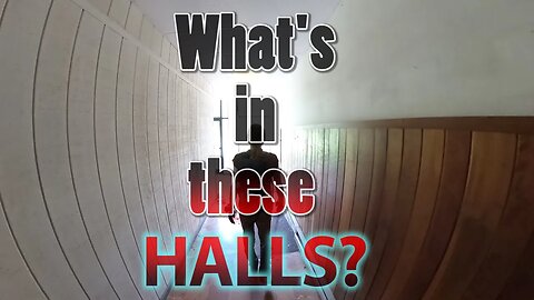 SNEAKING into the abandoned Benham Hall...