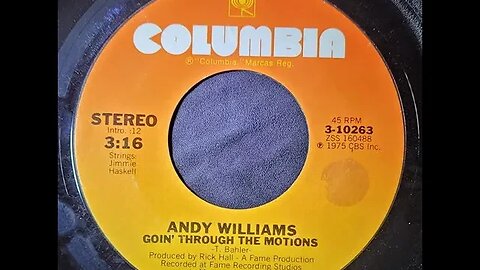 Andy Williams - Goin' Through the Motions