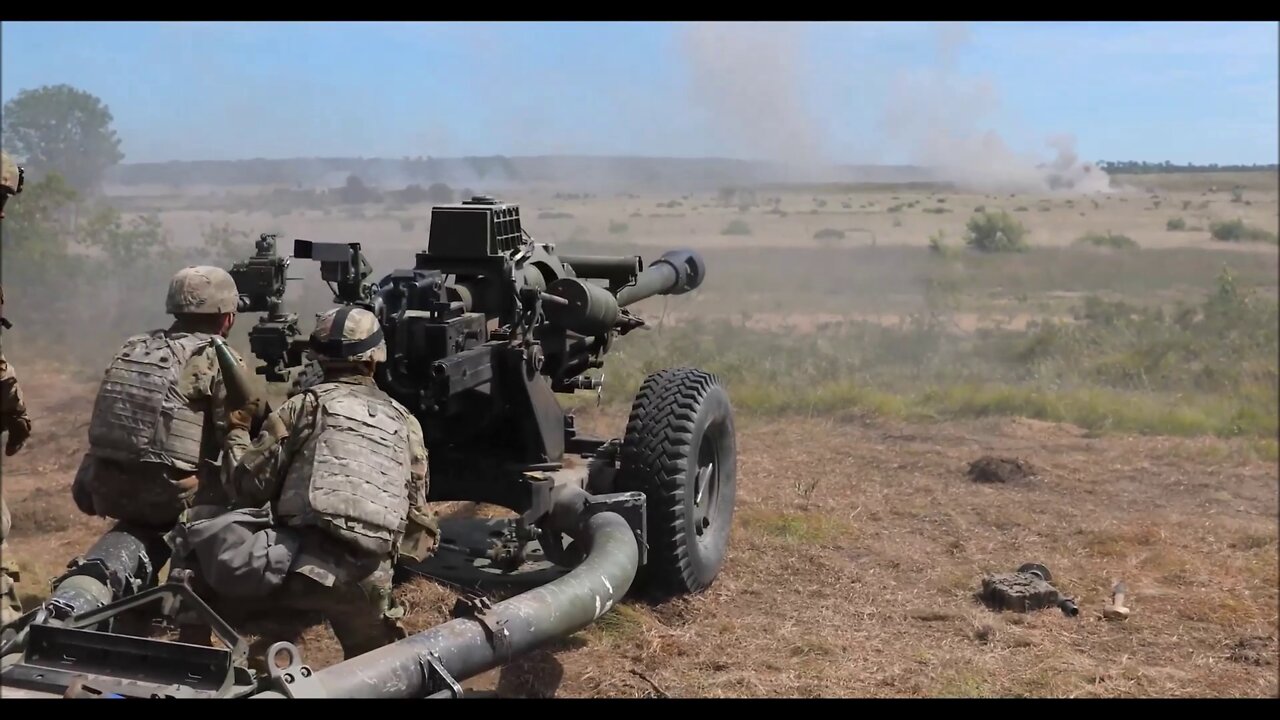 U.S. Field Artillery Direct Fire - Operation Northern Strike