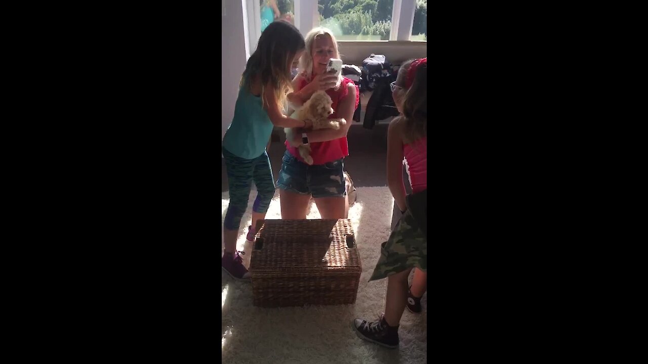 Kids Totally Shocked With New Puppy Surprise