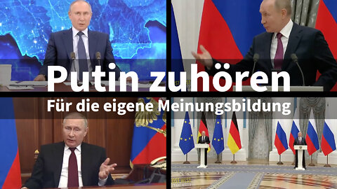 Putin zuhören – Für die eigene Meinungsbildung