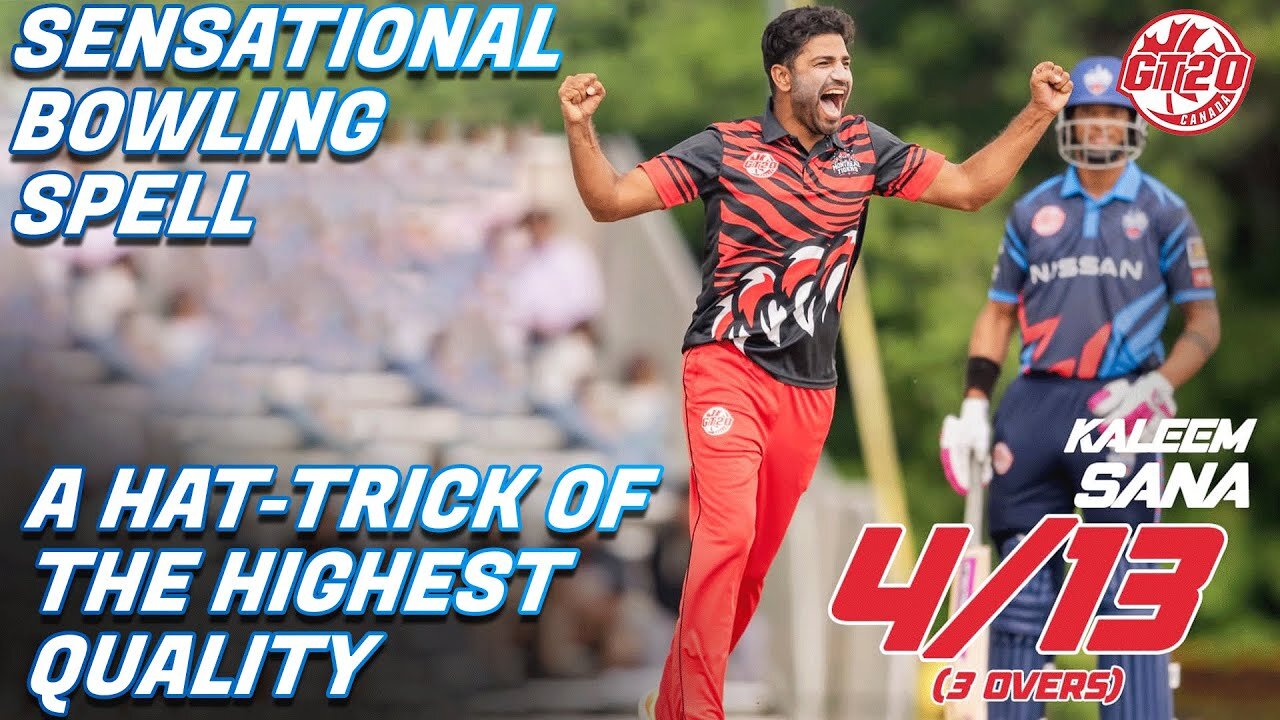 Kaleem Sana Bowling | Toronto Nationals vs Montreal Tigers | M 19 | Global T20 Canada 2024 | M6A1A