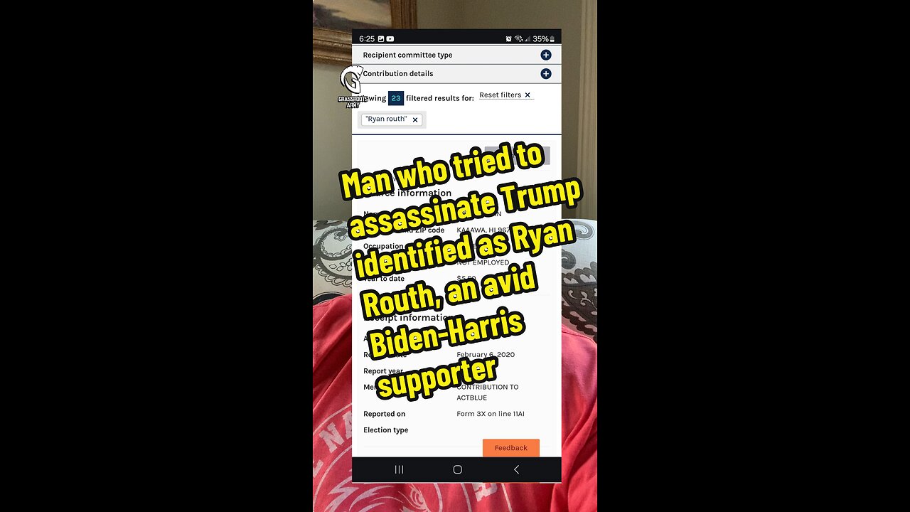 Biden-Harris Supporter Ryan Routh Identified in Attempted Assassination of President Trump