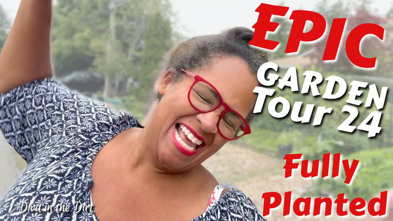 🌿 Epic Garden Tour: Fully Planted and Blooming! 🌿