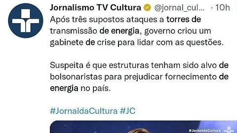 Programa BOM DIA E DERRUBARAM 3 TORRES DE ENERGIA?