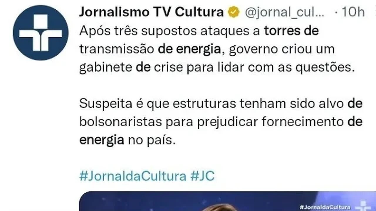 Programa BOM DIA E DERRUBARAM 3 TORRES DE ENERGIA?