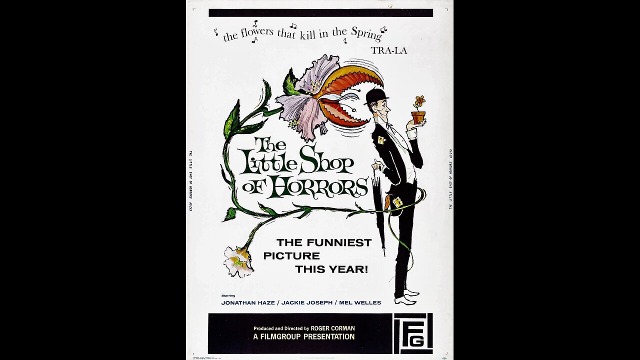 The Little Shop of Horrors 1960 Horror-comedy Jack Nicholson