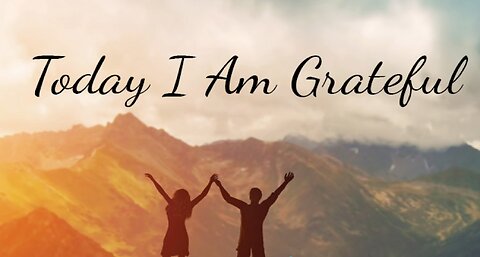 Let gratefulness towards Jesus fill your heart