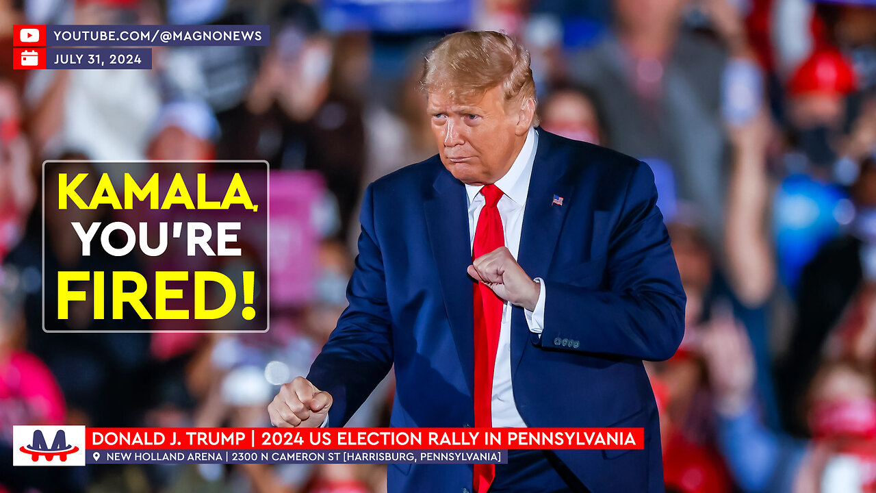 🇺🇸 Donald Trump | MAGA Rally in Harrisburg, Pennsylvania (July 31, 2024) [LIVE]