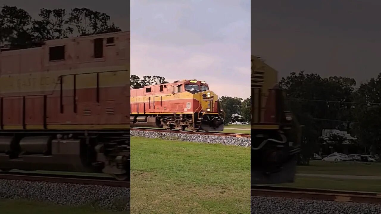 Florida East Coast Railway FEC-107 at Daytona Beach Golf Club July 18 2023 #railfanrob #fec107