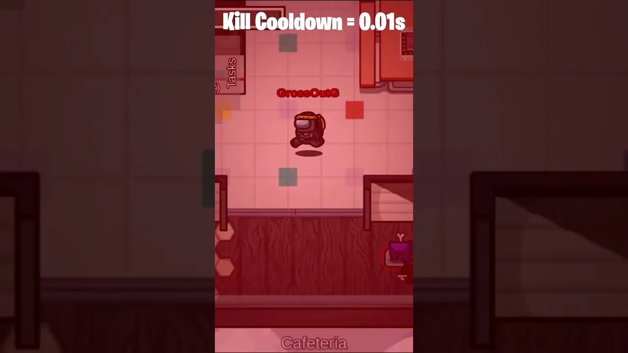 Watch Out When I Am Impostor On 0 Cooldown #amongus #shorts