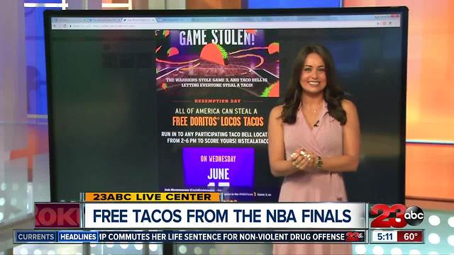 Free Tacos at Taco Bell after NBA Finals win