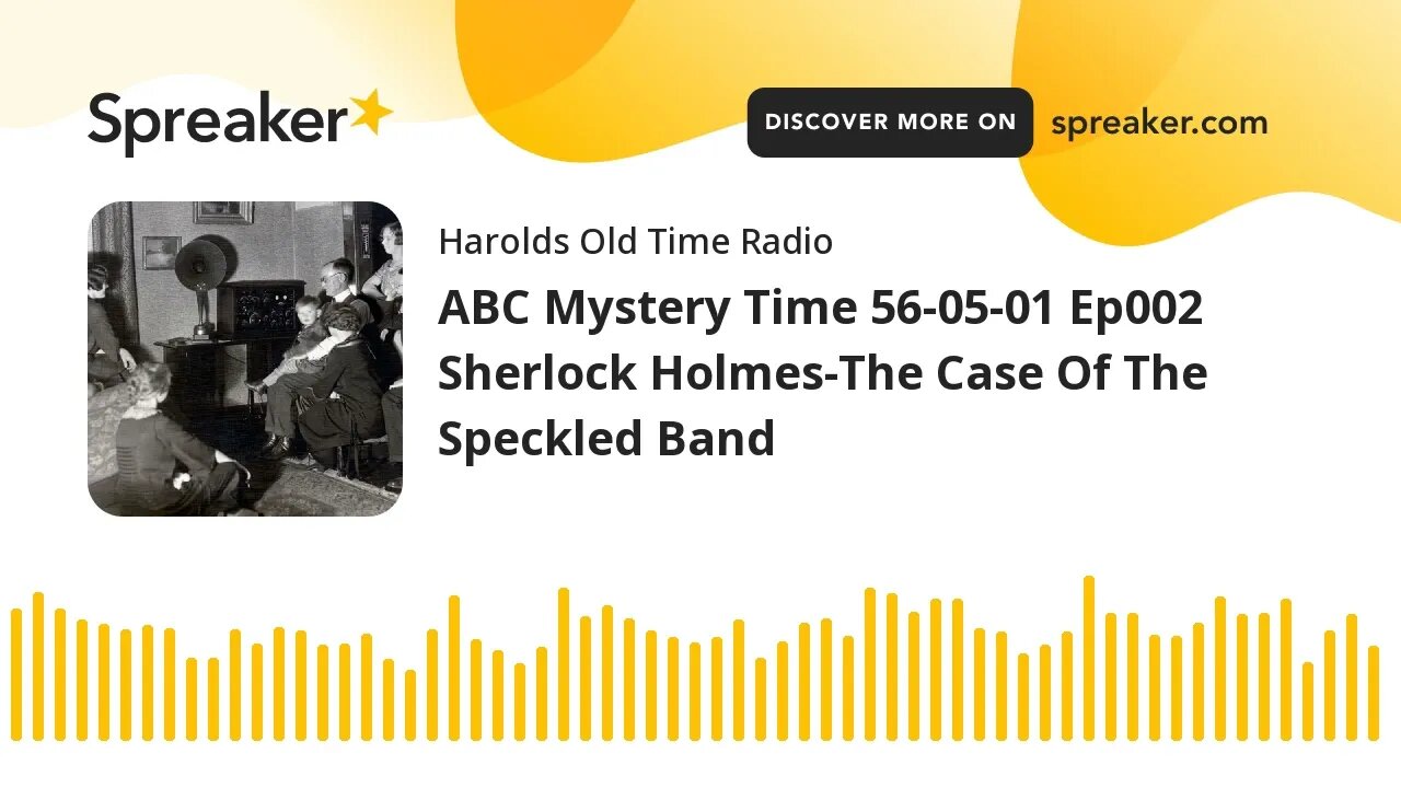 ABC Mystery Time 56-05-01 Ep002 Sherlock Holmes-The Case Of The Speckled Band