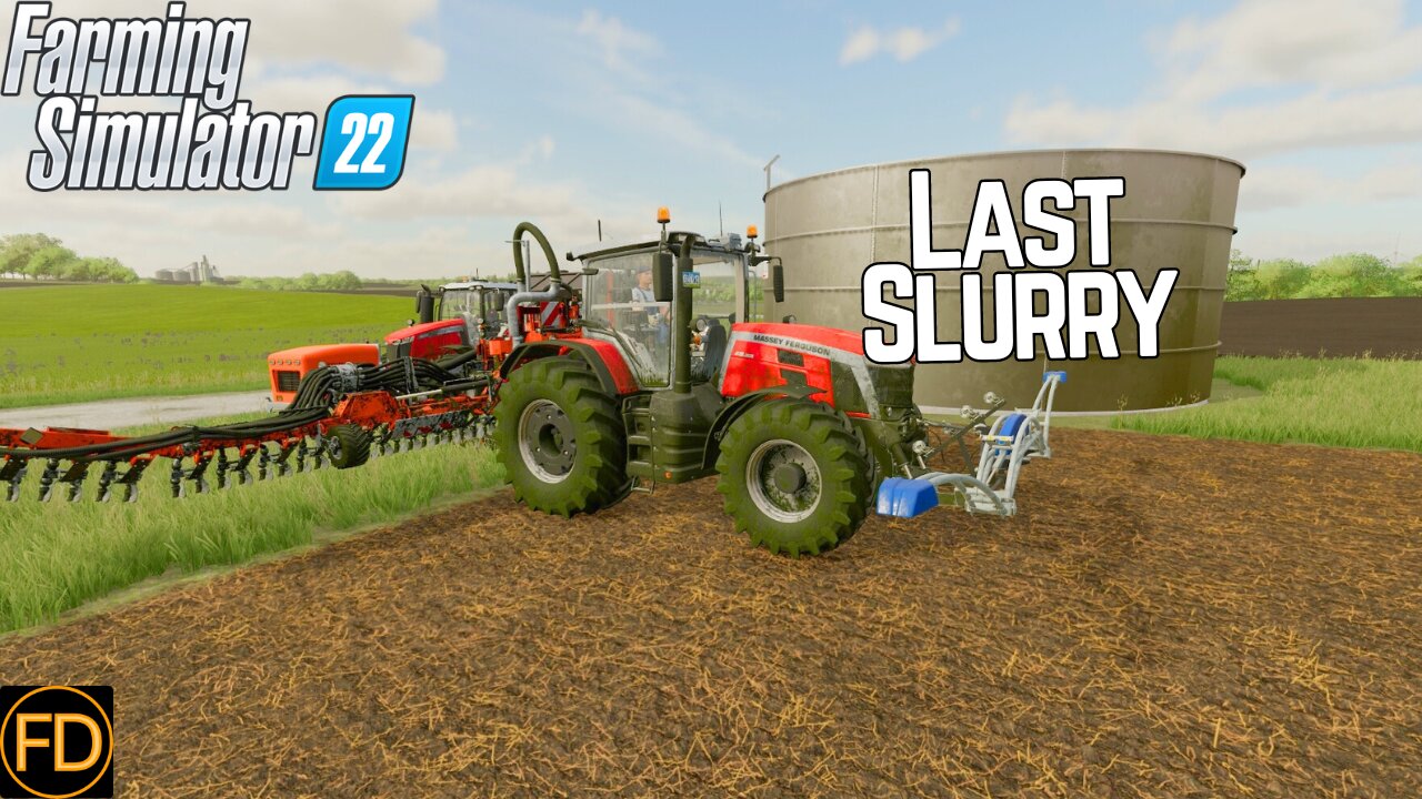 Last time for Slurry on Iowa Plaing View - Farming Simulator 22