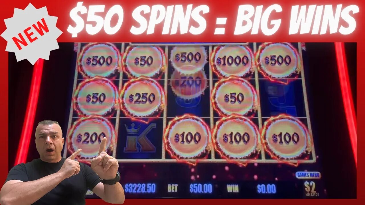 💥$50 Spins = BIG WINS! Dragon Link High Limit Betting & Winning at Cosmopolitan💥