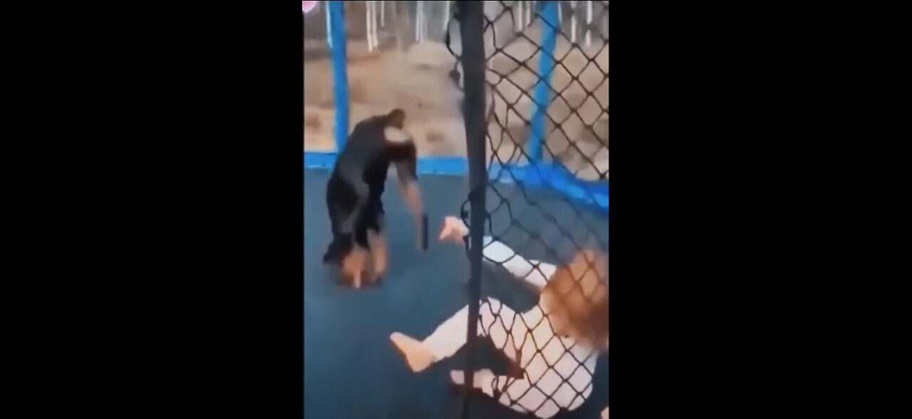 Just Some Kids Jumping On The Trampoline