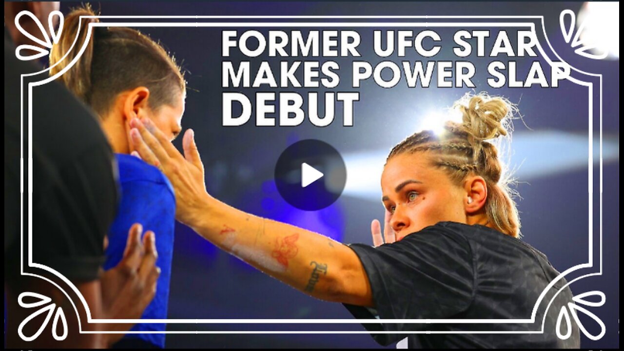 Former UFC Star Makes a Statement | Paige VanZant vs Christine Wolmarans | Power Slap 8 - Full Match #1