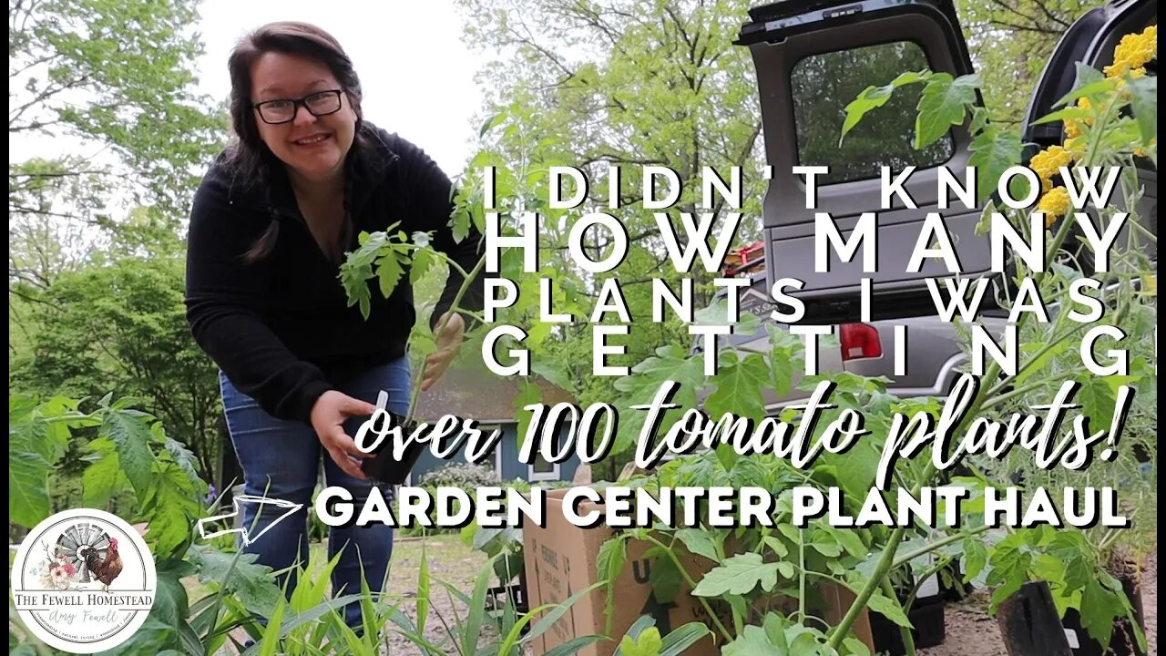 Over 100 TOMATO Plants! | Garden Center Plant Haul