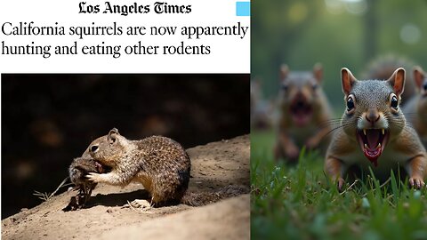 Flesh-eating squirrels caught in California