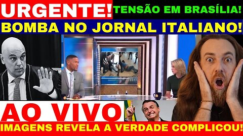 JORNAL ITALIANO FAZ DENUNCIA CONTRA MORAIS AO VIVO IMAGENS MOSTRA MINISTRO E CHOCA TODOS! BOLSONARO