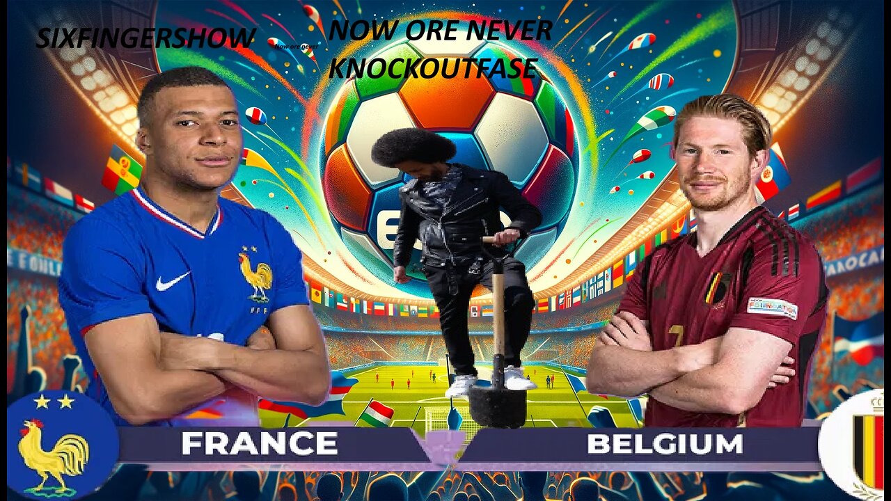 uefa euro 2024 france vs belgium LIVE REACTION