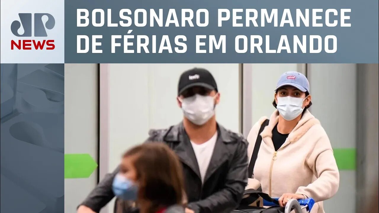 Michelle Bolsonaro volta ao Brasil após um mês nos EUA