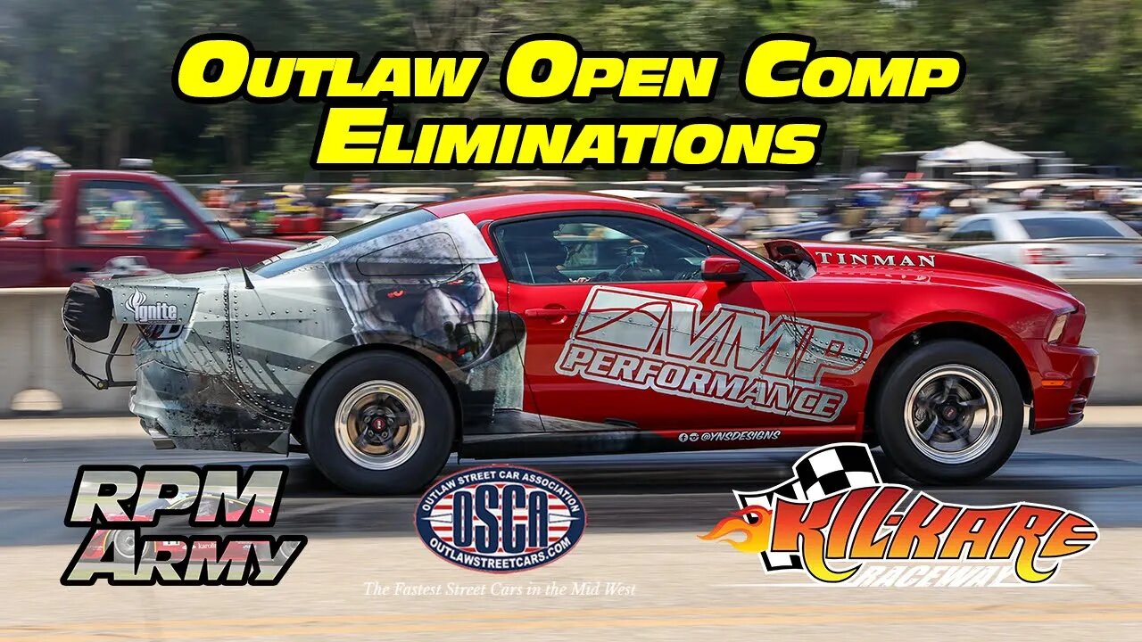 Outlaw Drag Racing Open Comp Eliminations OSCA at Kil Kare Raceway