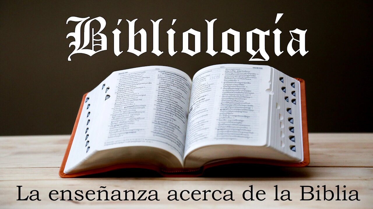 BIB 01 - Introducción: ¿Qué es la Palabra de Dios?