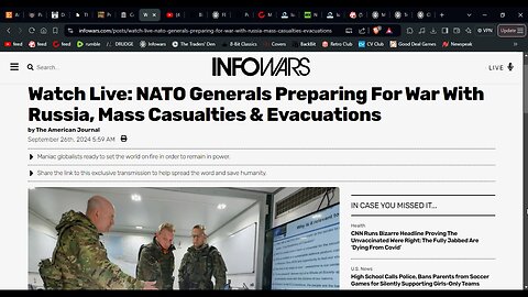 Prophecy NATO Preparing War With Russia, Mass Casualties & Evacuations