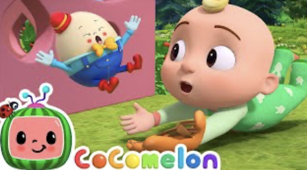 Humpty Dumpty Baby Animals | CoComelon Animal Time Nursery Rhymes for Kids