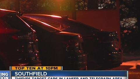 Southfield car break-ins
