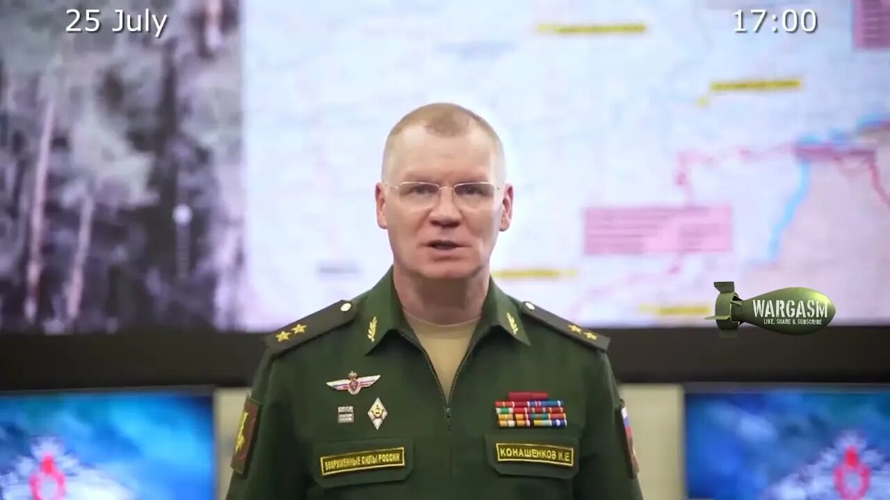 Russian Defence Ministry report July 25, 2023 (English)