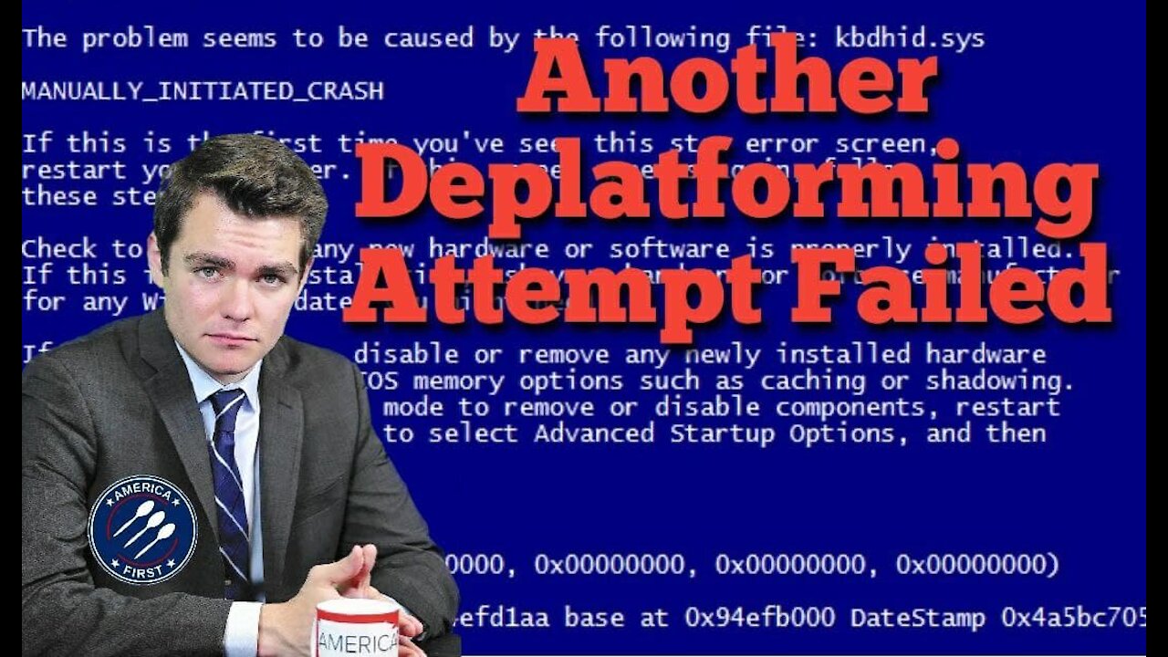 Nick Fuentes || Another Deplatforming Attempt Failed