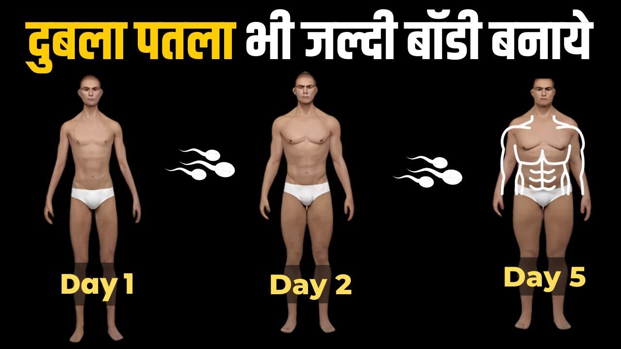 पतले लोग बॉडी कैसे बनाये - Bulk Up FAST As a Skinny Guy - home workout weight gain