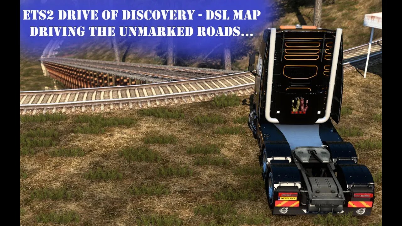 ETS2 Drives of Discovery - DSL map : Driving the Unmarked Roads