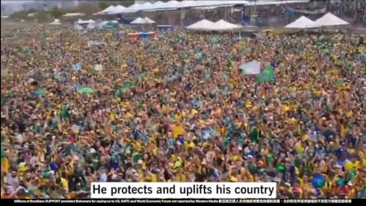 Millions of Brazilians SUPPORT president Bolsonaro