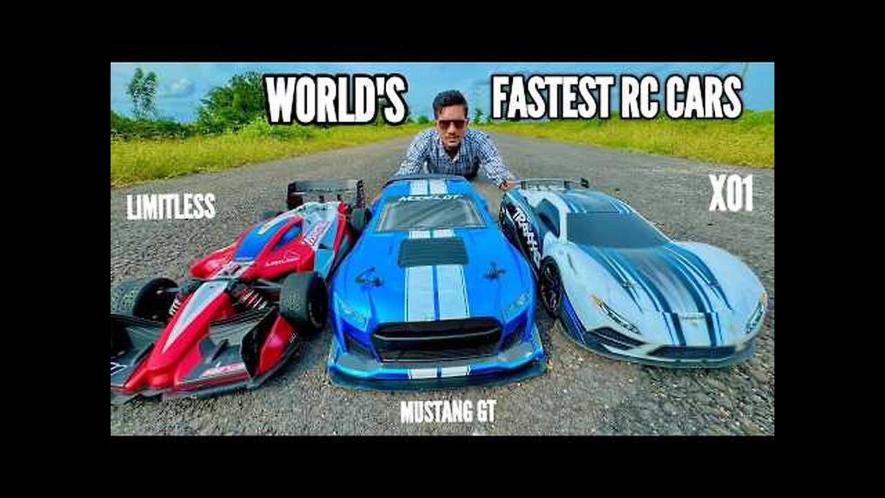 RC Supra MK5 Vs RC Mustang GT Race - Chatpat toy TV