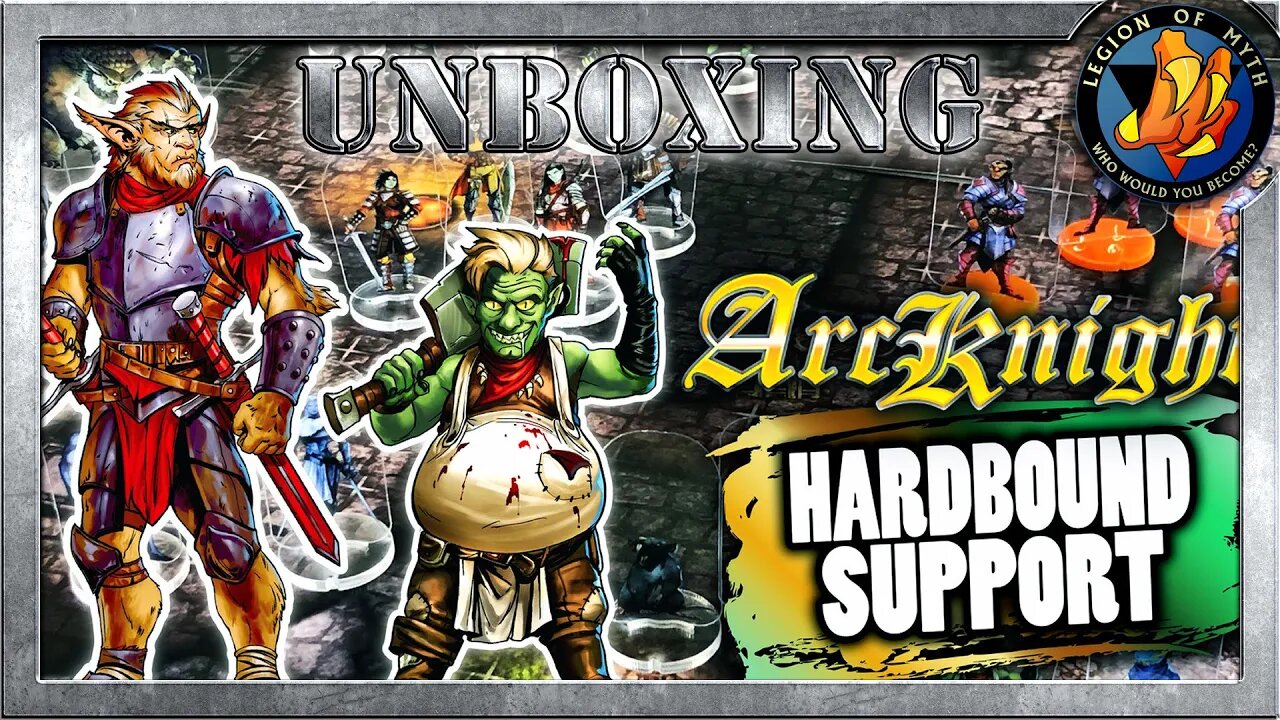 UNBOXING - ArcKnight Minis - Hardbound Support for 5E (Kickstarter)