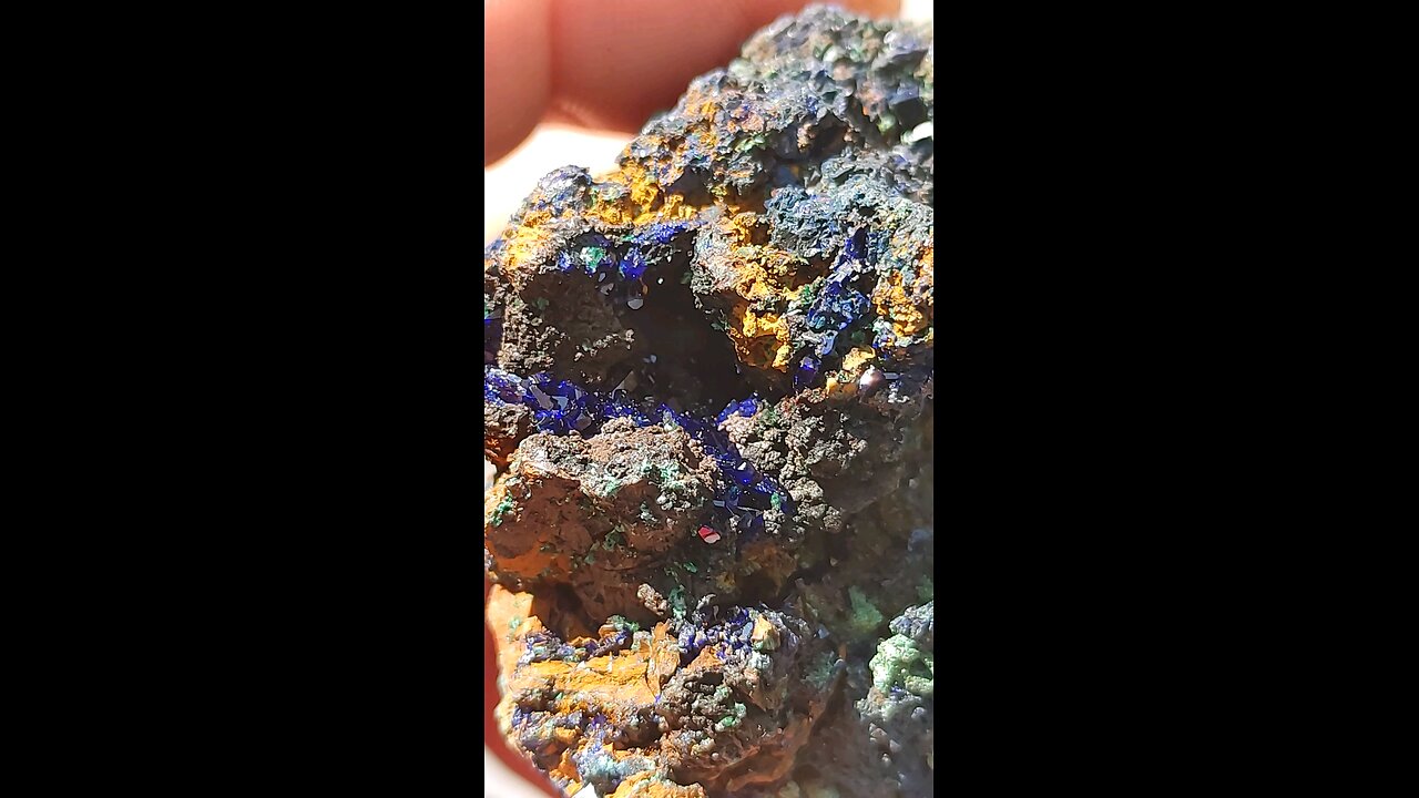 Azurite Malachite Wave Specimen Gem