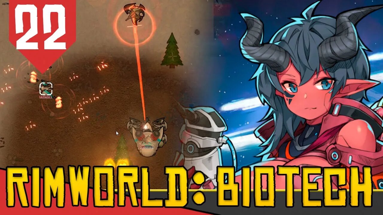 TERCEIRO BOSS MECHA! Apocritão! - Rimworld Biotech #22 [Série Gameplay PT-BR]