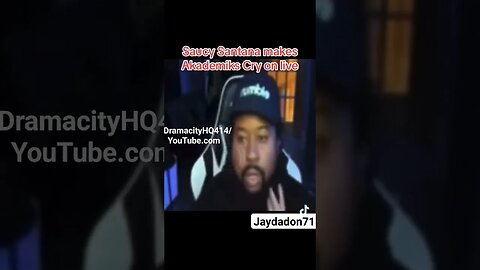 Daaayyuumm DJ Akademiks cries on live lmmfao #funny